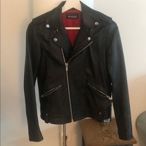 The Kooples Sport Leather Jacket (retail $670)
